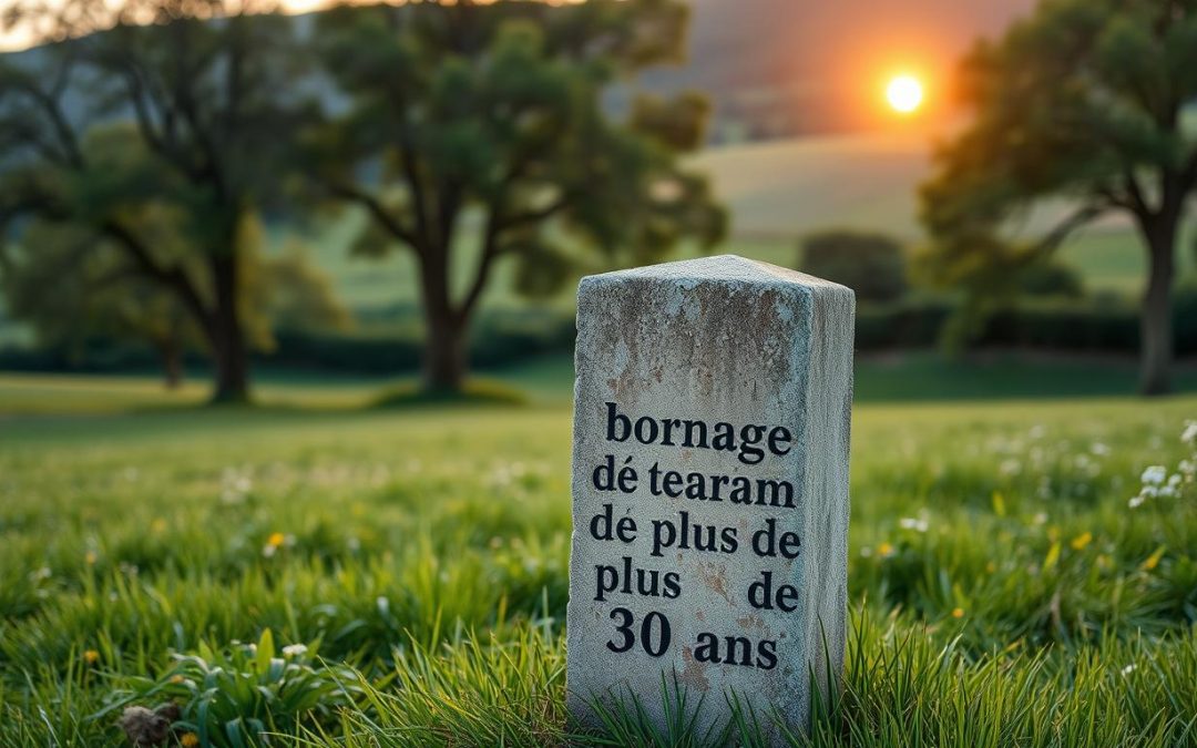 Tout savoir sur le bornage terrain de plus de 30 ans